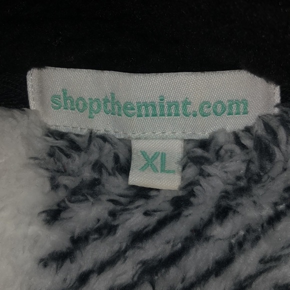 Checkered Fuzzy Pullover - Picture 2 of 3